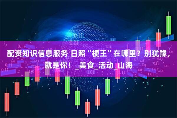 配资知识信息服务 日照“梗王”在哪里？别犹豫，就是你！_美食_活动_山海